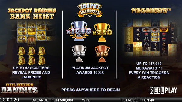 Big Bucks Bandits Megaways Slot Features