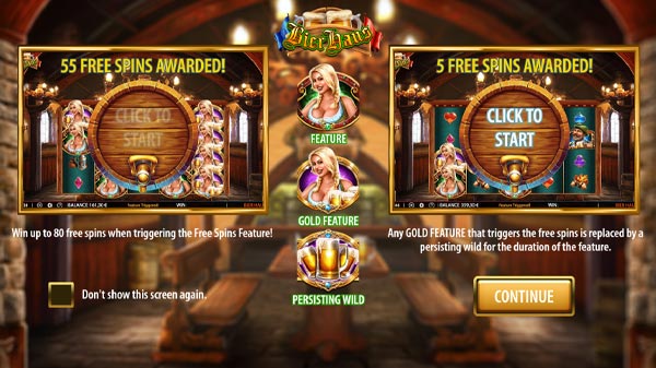 Bier Haus Slot Features