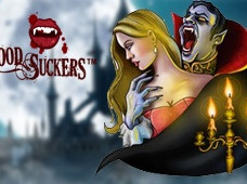 €100 + 100 Free Spins by Sloty Casino on Blood Suckers Slot